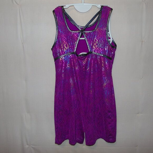 Danskin Now Violet Biketard XL (14-16) - Picture 3 of 6